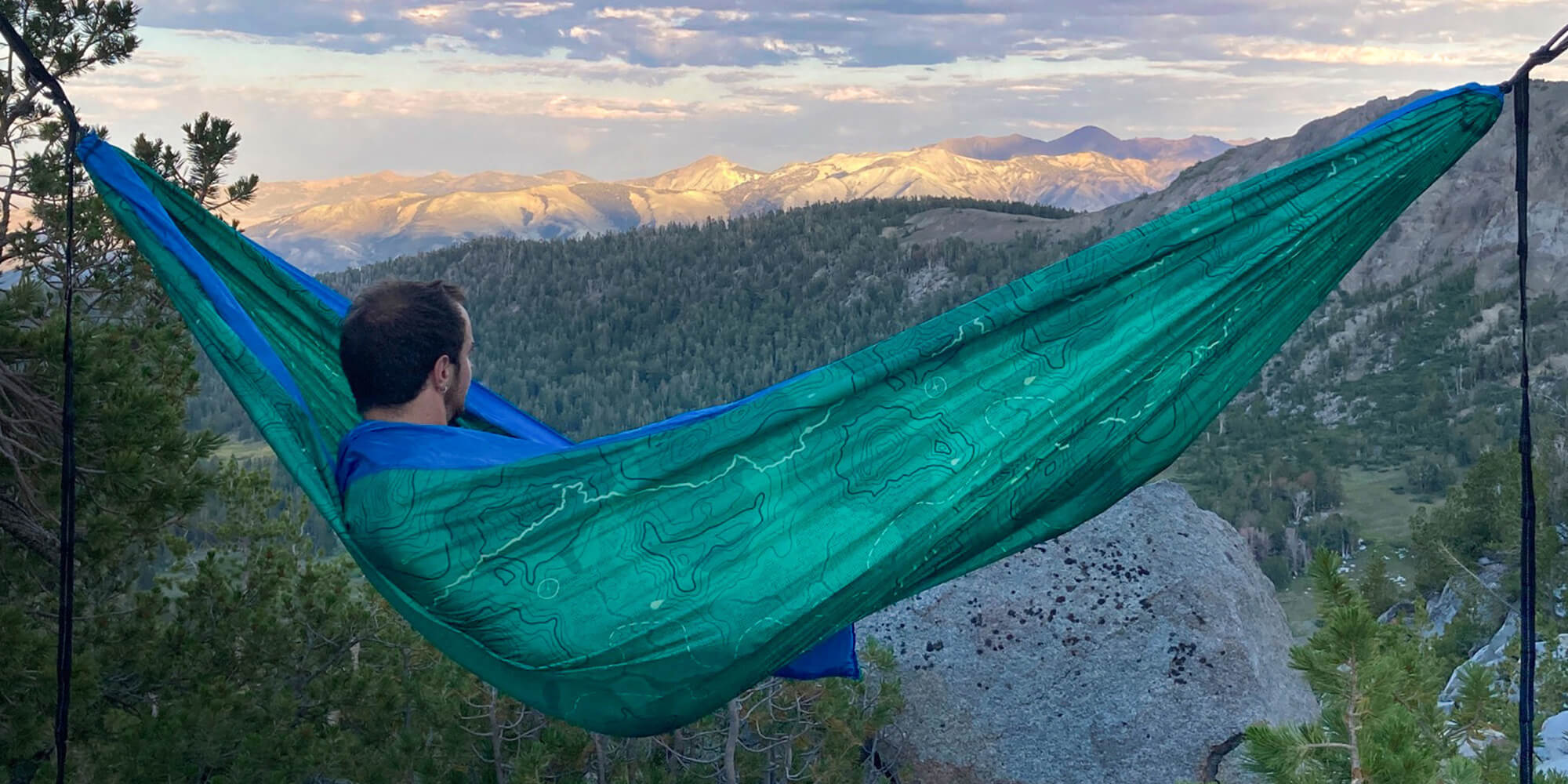 ENO LNT DoubleNest Hammock Print | Inspired By Our Nations Most Iconic Trails' Landmarks