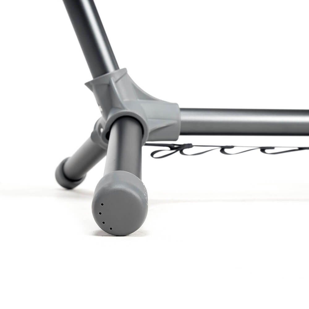 Detail studio photo of Parklite Hammock Chair Stands protective feet.
