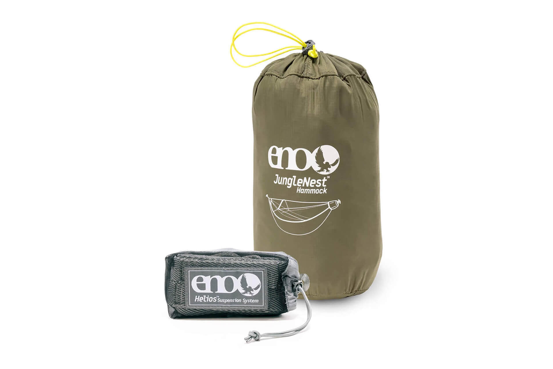 ENO JungleNest Hammock + Helios Straps Bundle