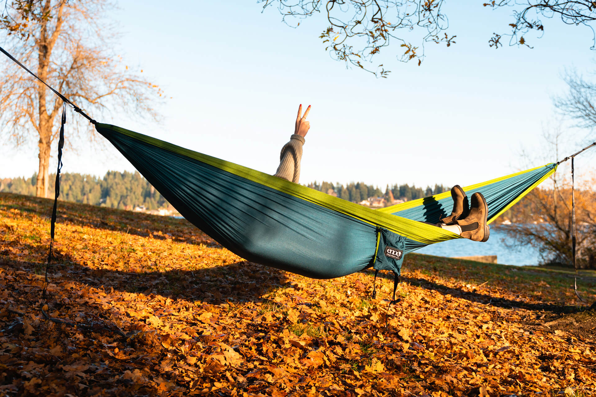 ENO SingleNest Hammock + Atlas Straps Bundle