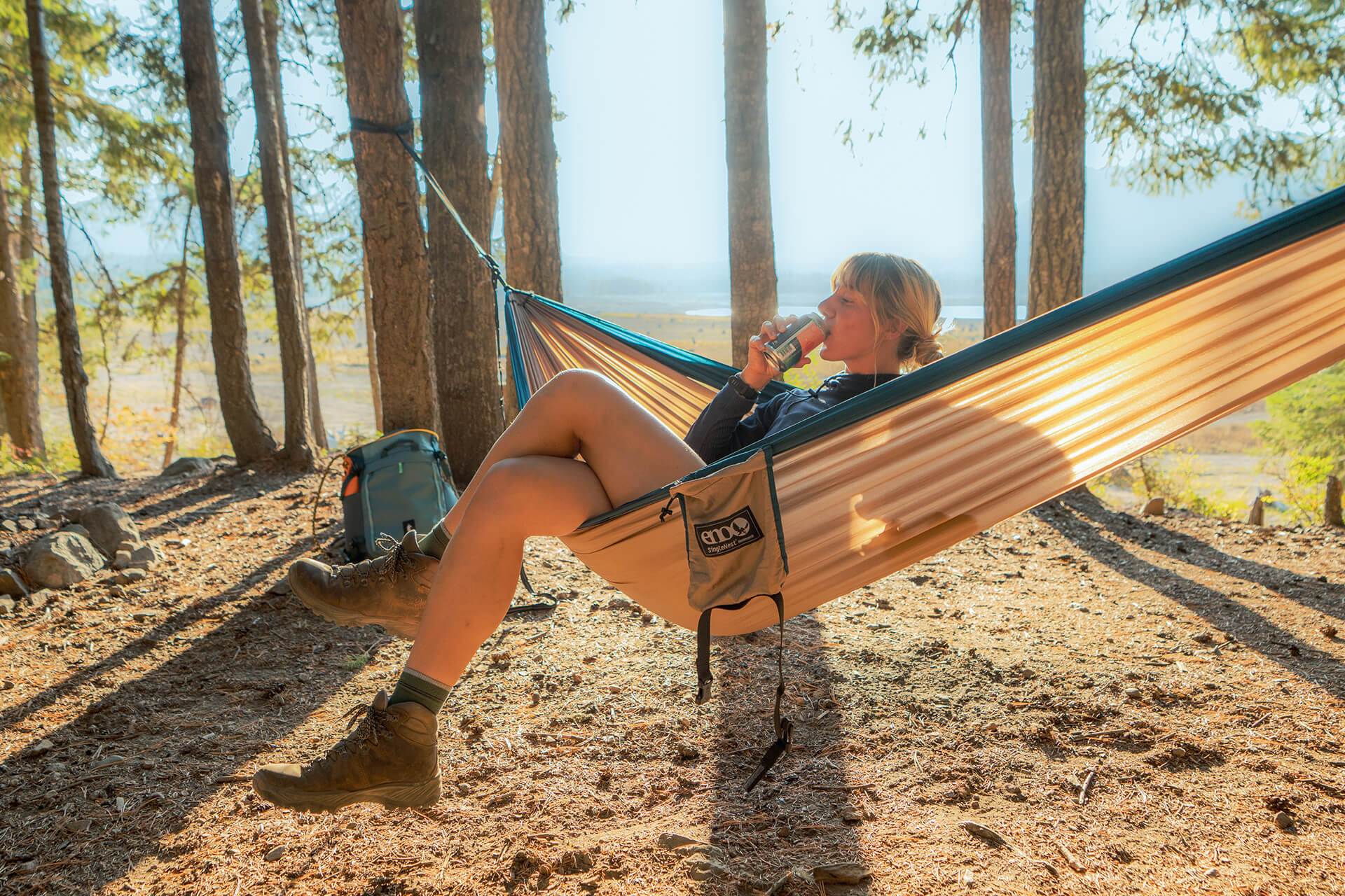 ENO SingleNest Hammock + Atlas Straps Bundle