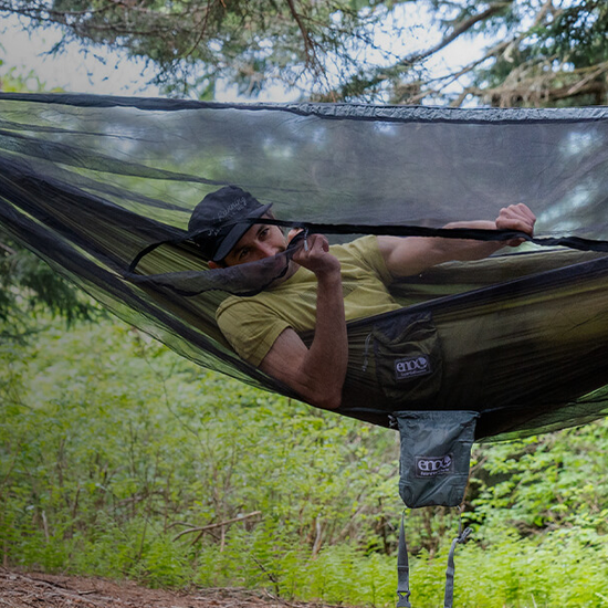 Camping hammock with bug net best sale