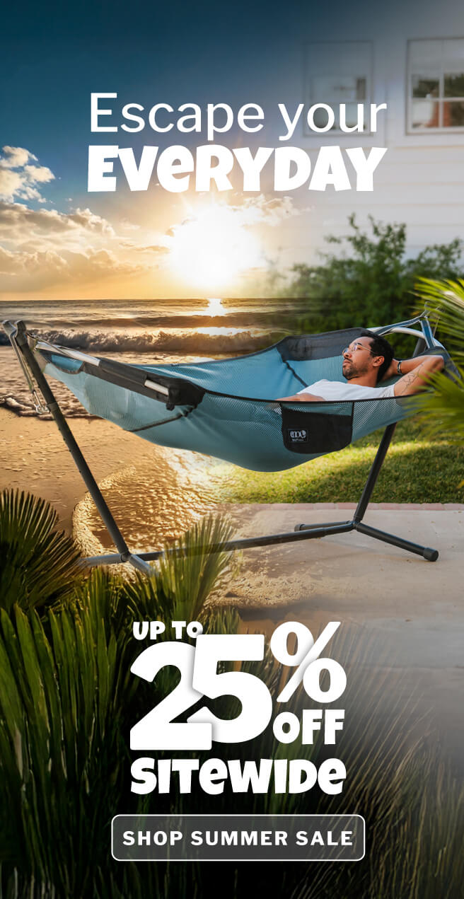 Escape your everyday with up to 25% off sitewide for ENO Summer Sale
