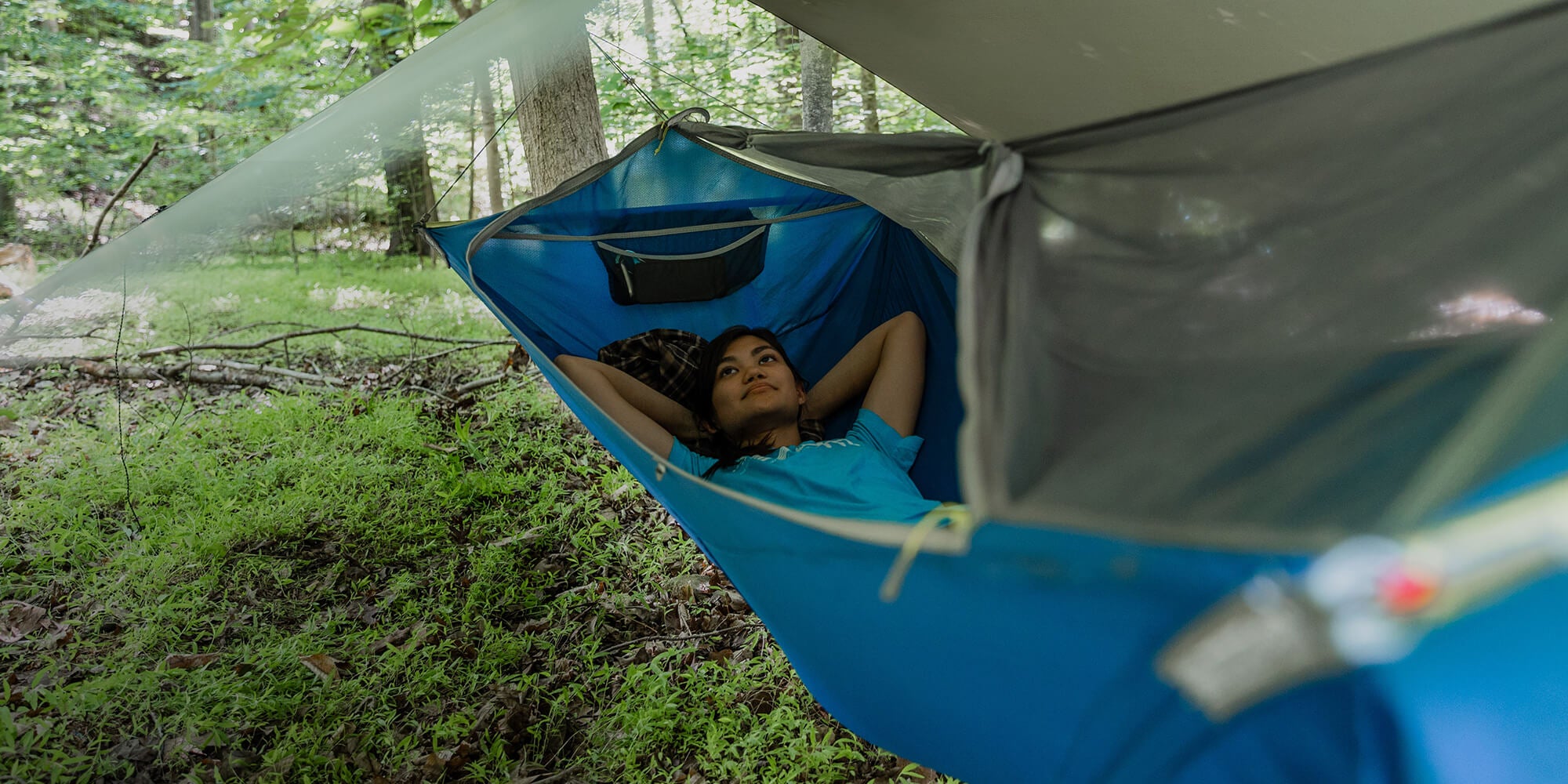 ENO SkyLite Hammock | Innovative Spreader Bar Design with Integrated Bug Net