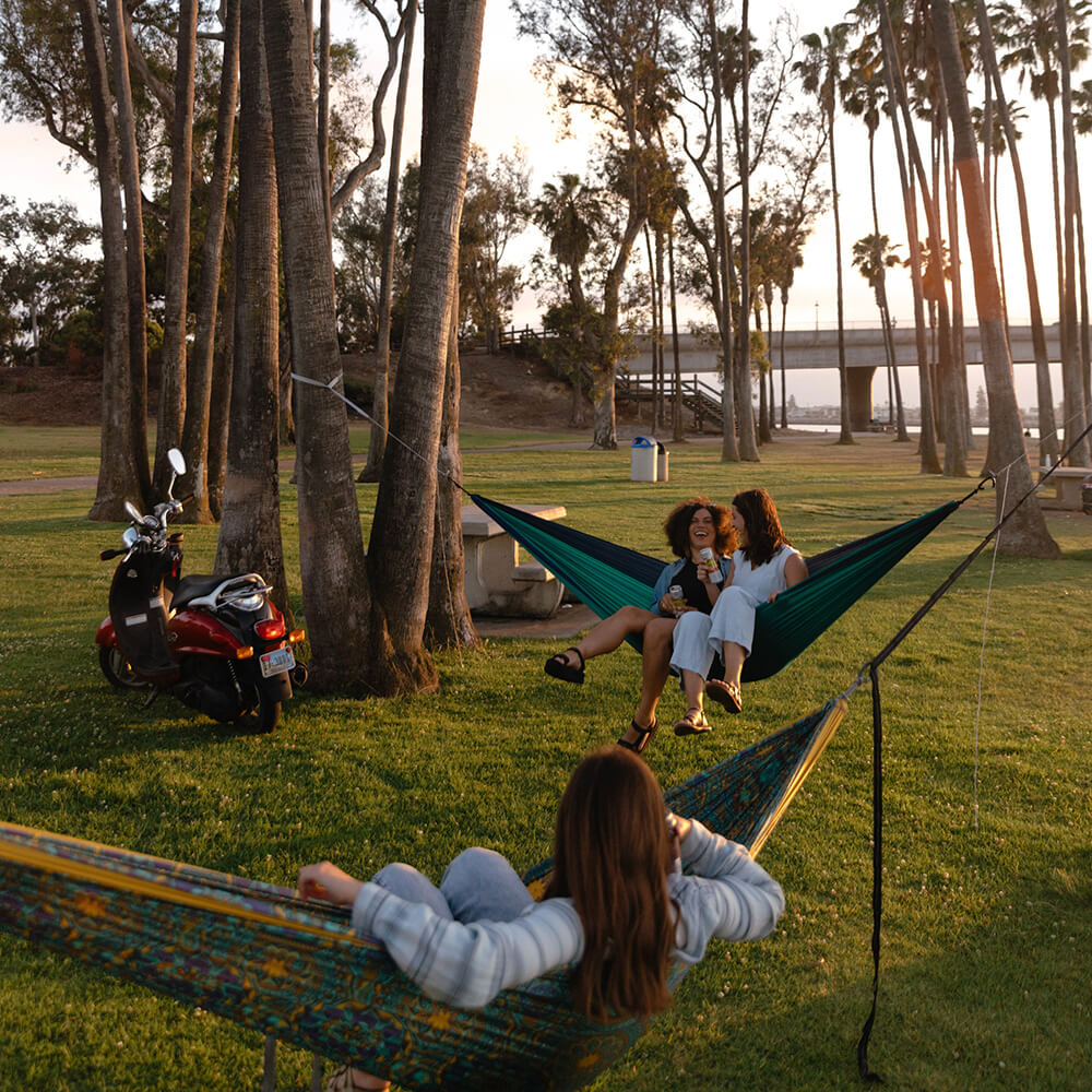 ENO SuperNest Hängematte — Extra Bequem Mit Kissen, Wetterfest, In Heather Olive