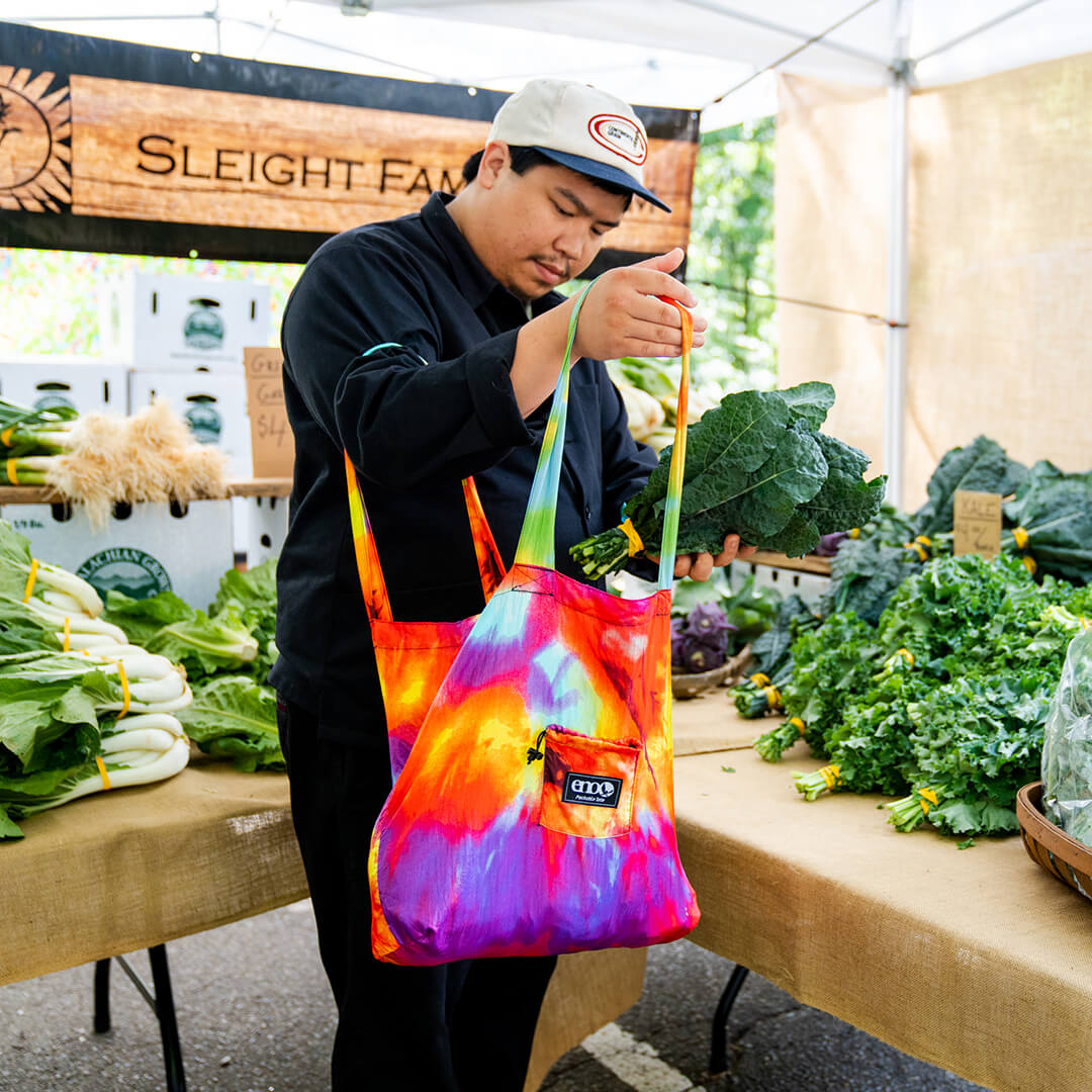 Packable Tote Print - Responsibly Made, Reusable Grocery Bag | ENO