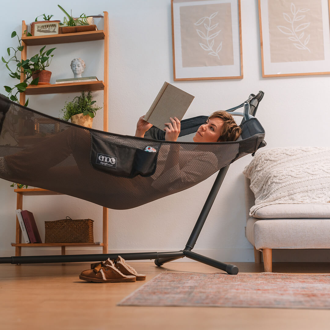 ENO Parkway Adjustable Hammock Stand | Outdoor-Grade Meets Indoor-Comfort