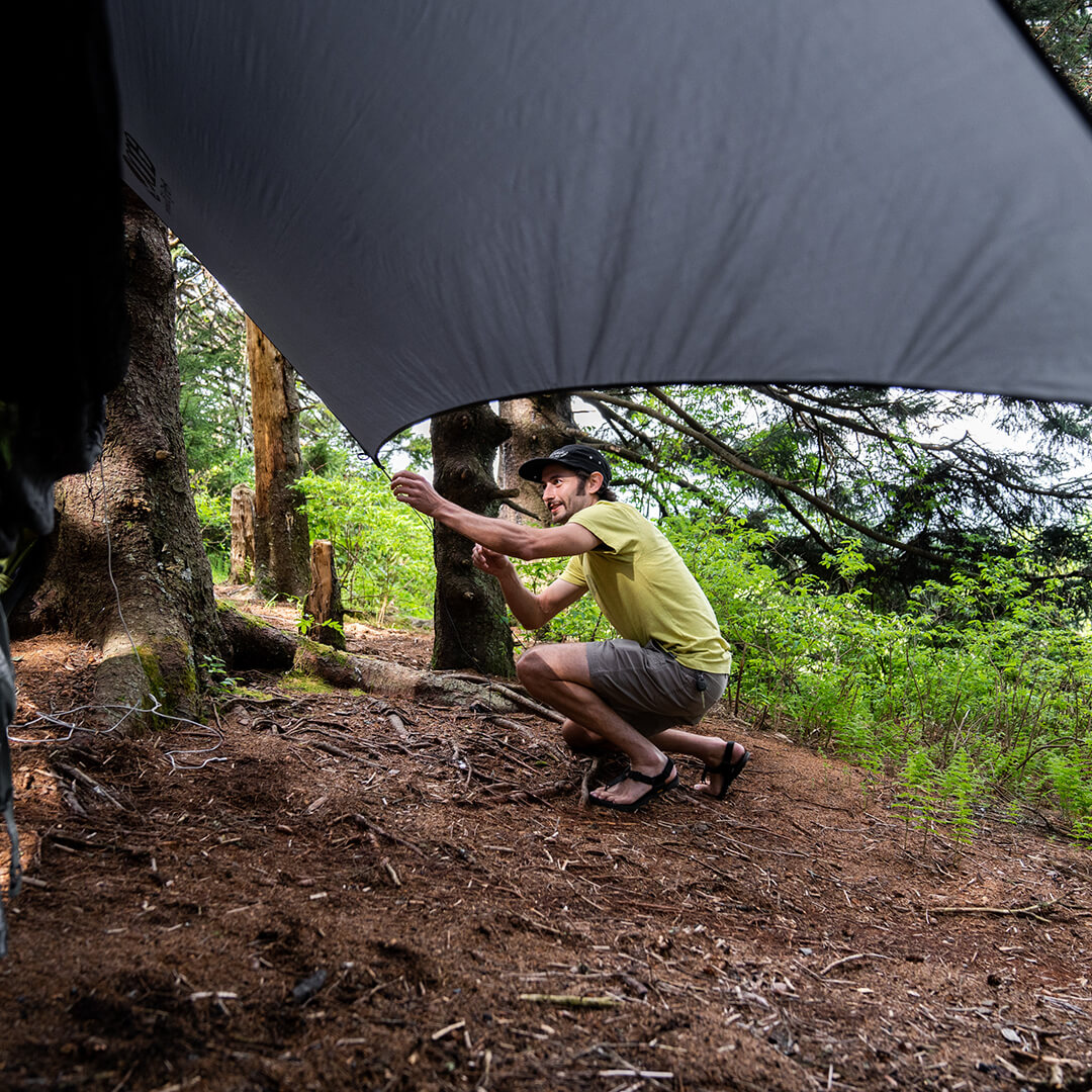 ENO SubLink Ultralight Hammock System | ProFly Sil Rain Tarp