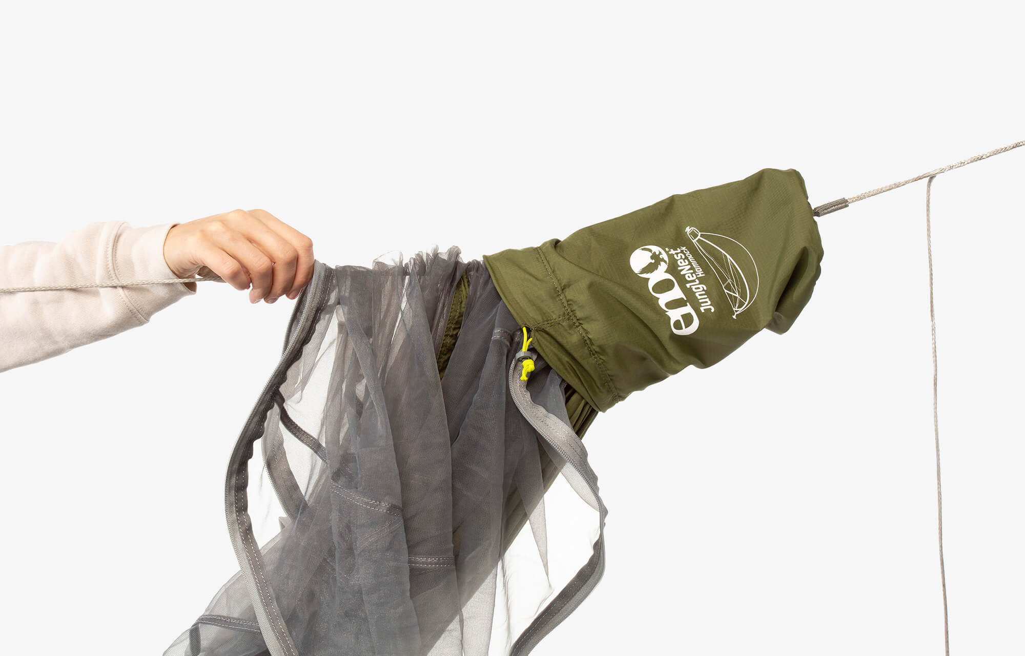 ENO JungleNest Hammock | Integrated Stowable Bug Net