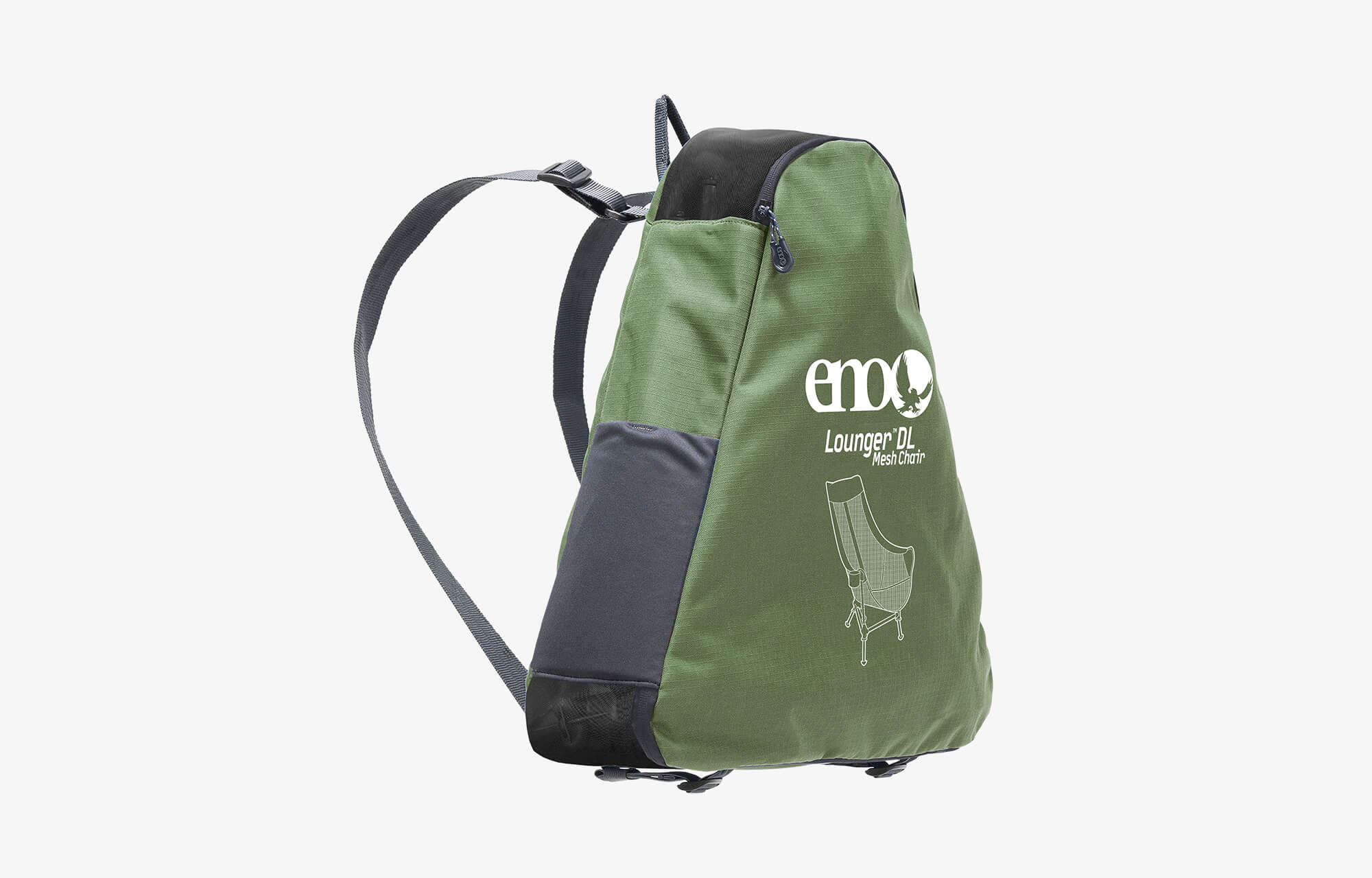 ENO Lounger DL Mesh Chair | Packs Into Adventure Ready Backpack 