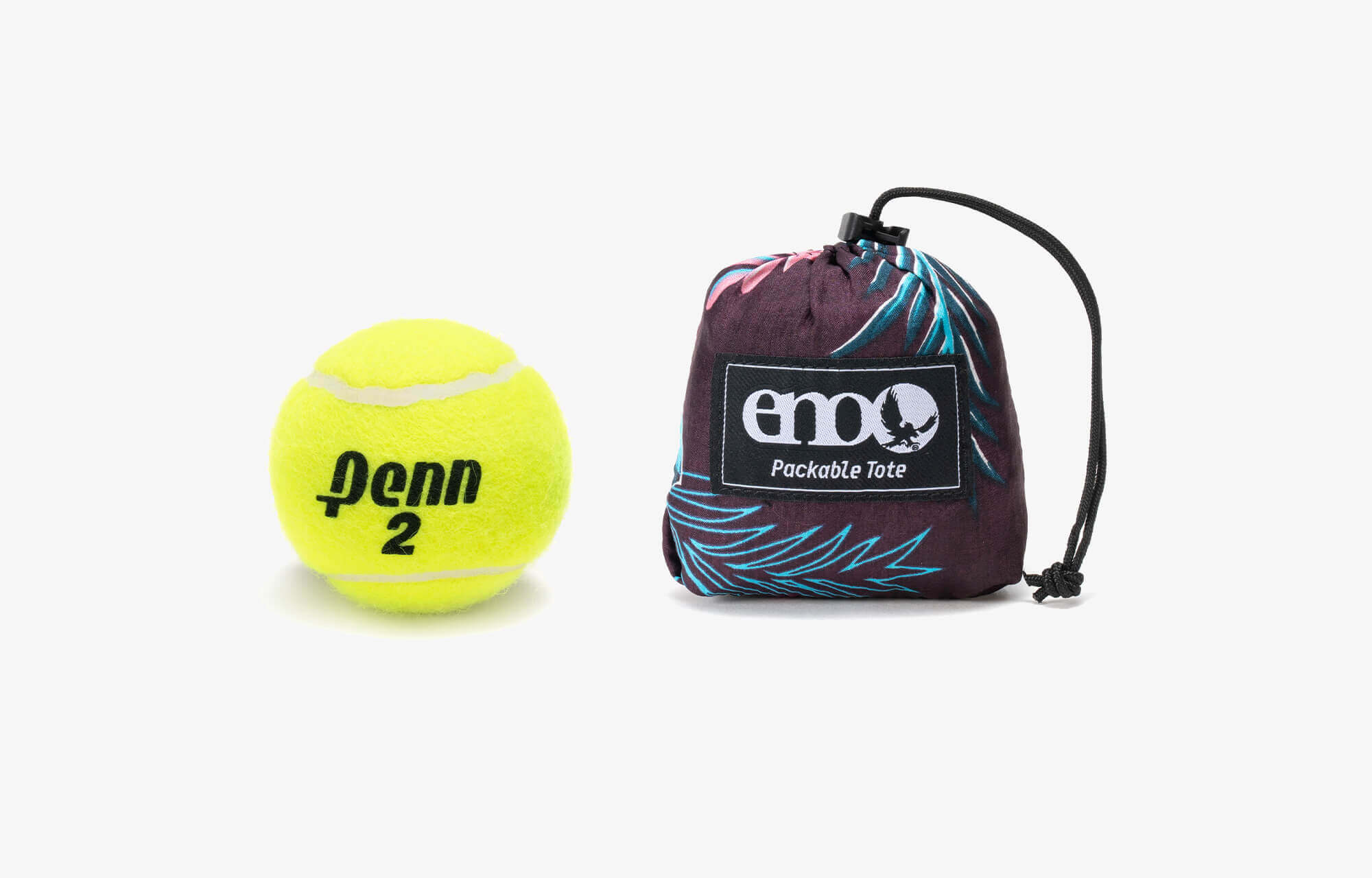 ENO Packable Tote Print | Packs Into Attached Stuff Sack