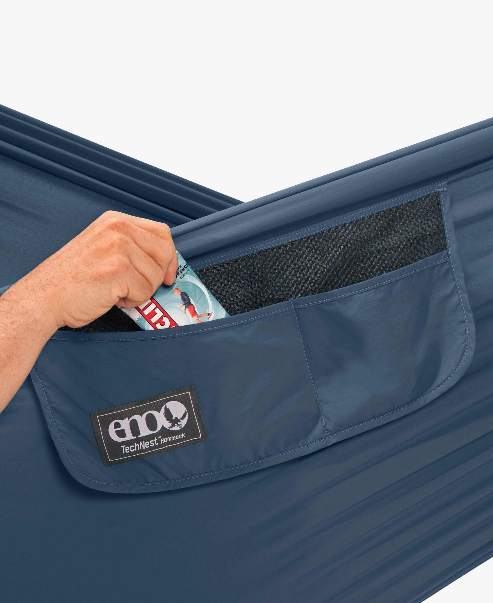 ENO TechNest Hammock | Oversized Cargo Pocket with Divider