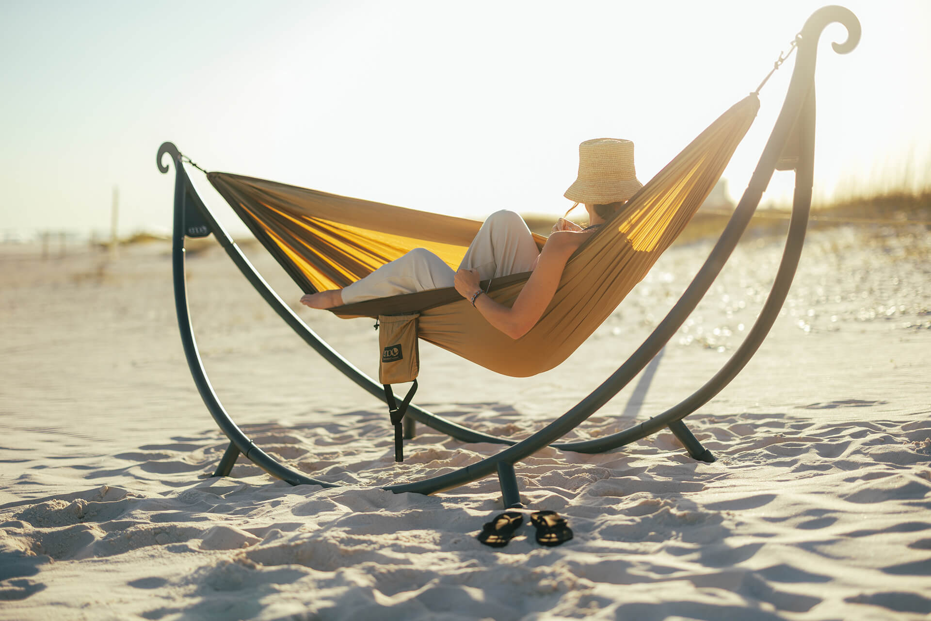 SoloPod Hammock Stand - Backyard Hammock Stand | ENO