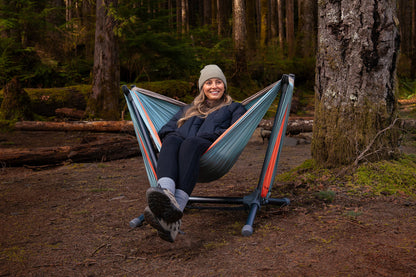 ENO DoubleNest Hammock + Parklite Stand Bundle