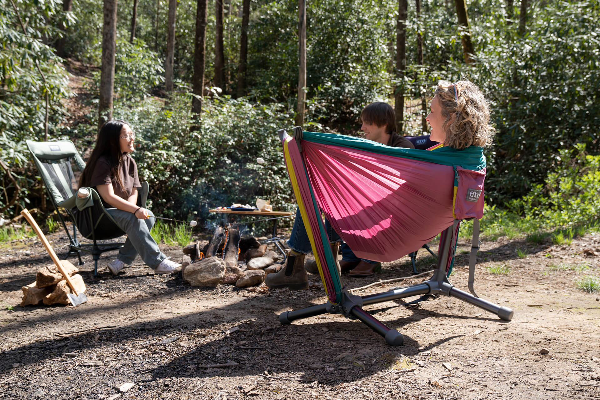 DoubleNest Hammock + Parklite Stand Bundle | ENO