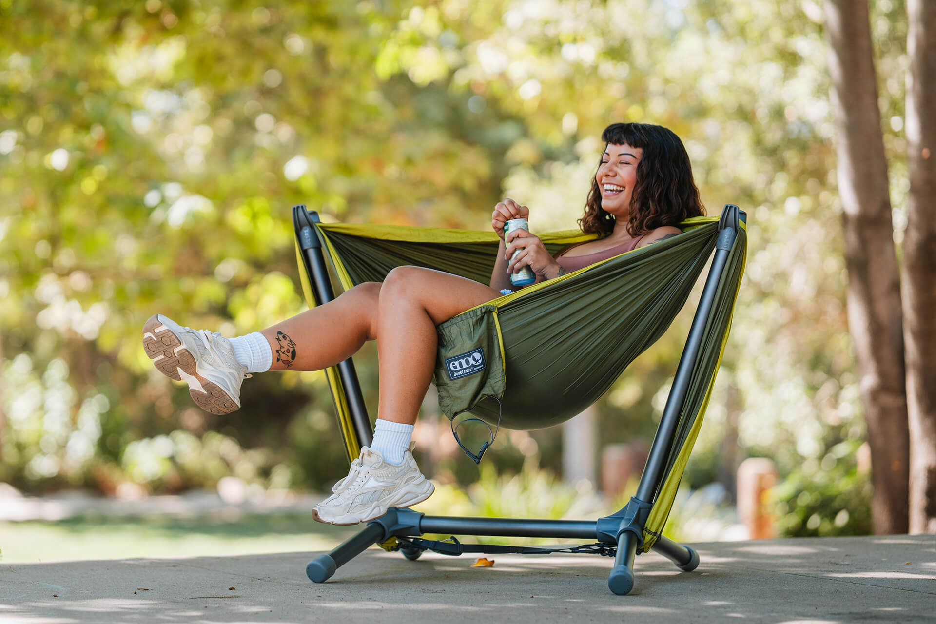 DoubleNest Hammock + Parklite Stand Bundle | ENO