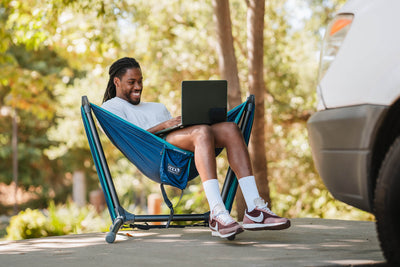 ENO DoubleNest Hammock + Parklite Stand Bundle