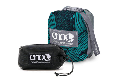 ENO DoubleNest Hammock Print + Atlas Straps Bundle