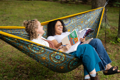 ENO DoubleNest Hammock Print + Atlas Straps Bundle