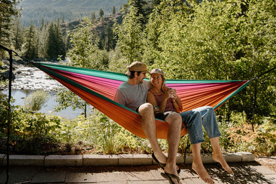 ENO DoubleNest Hammock Print + Atlas Straps Bundle