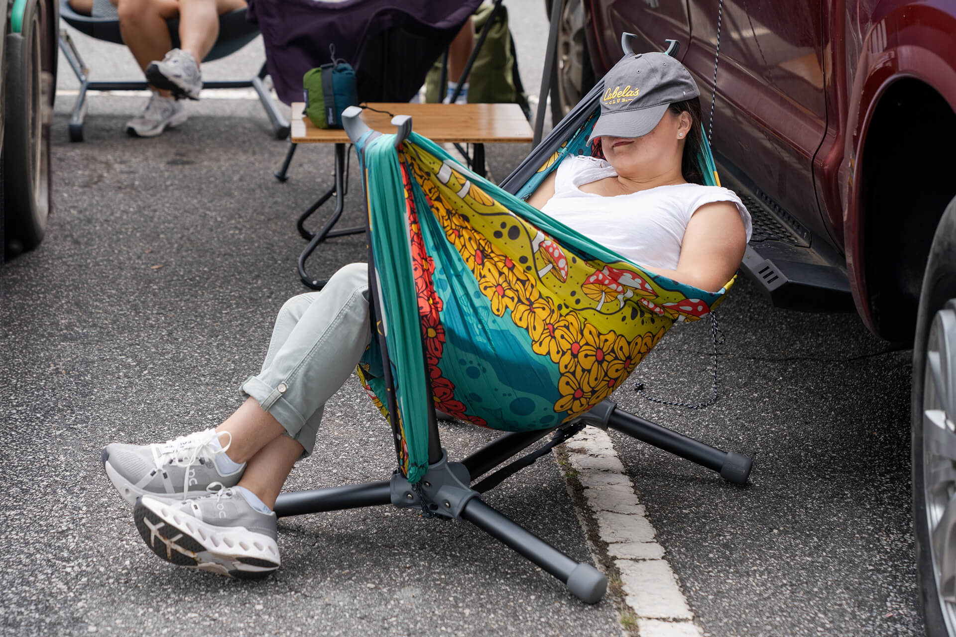 DoubleNest Hammock Print + Parklite Stand Bundle | ENO