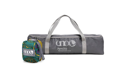 ENO DoubleNest Hammock Print + Parklite Stand Bundle