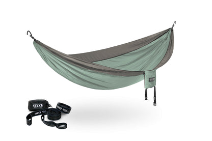 ENO Mint/Sage SingleNest Hammock + Atlas Straps Bundle