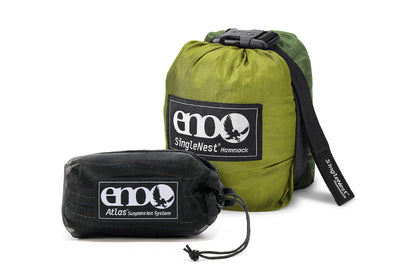 ENO SingleNest Hammock + Atlas Straps Bundle