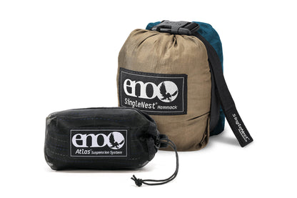 ENO SingleNest Hammock + Atlas Straps Bundle