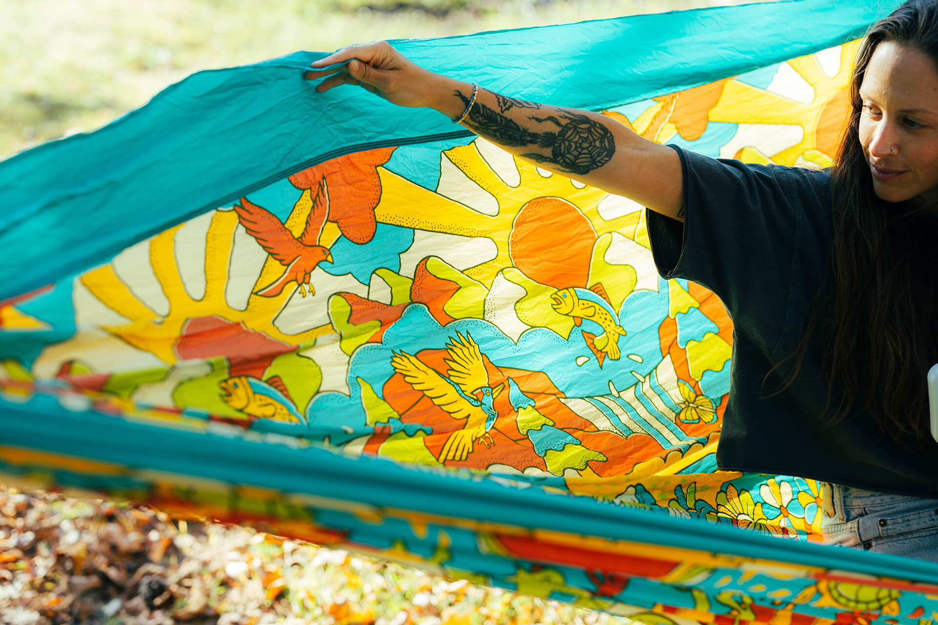 Vibrant Earth Giving Back Hammock | Support Trust for Public Land