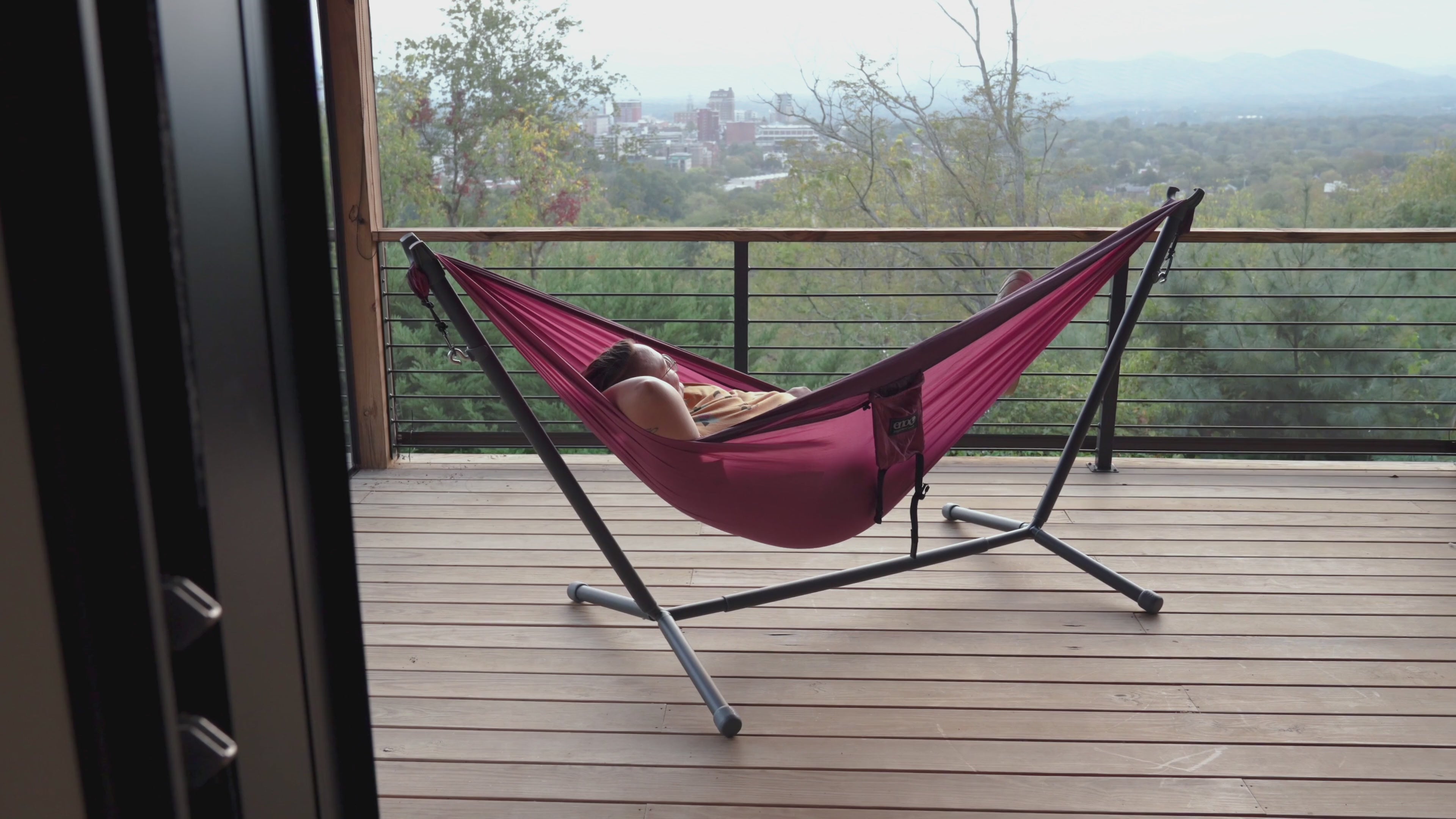 Load video: Parkway™ Adjustable Hammock Stand