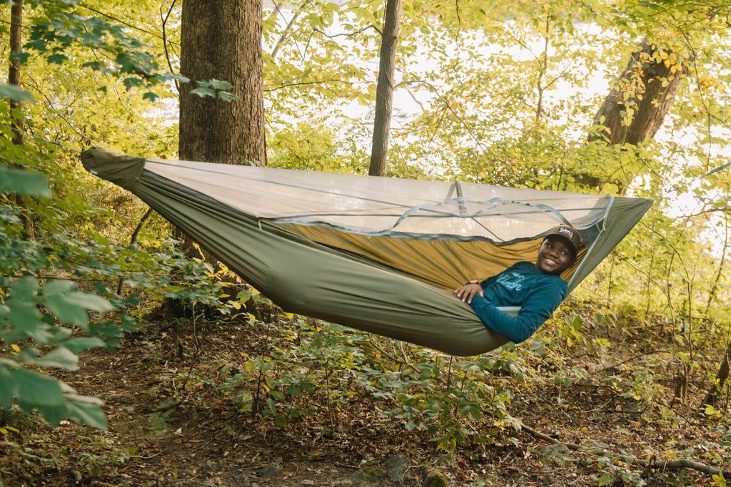 Portable hammock in outlet a bag