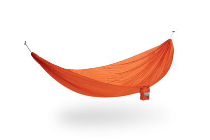 ENO Sub 6 Ultralight Hammock in Orange with white background